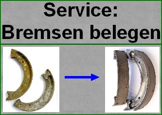 Bremsbacken belegen